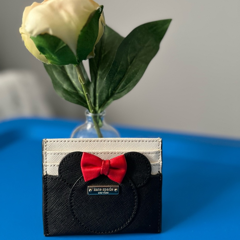 Kate Spade ♠️ Minnie Mouse Slim Card Holder